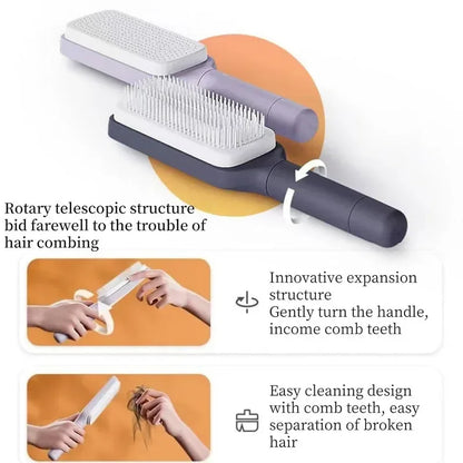 Self Cleaning Hair Brush